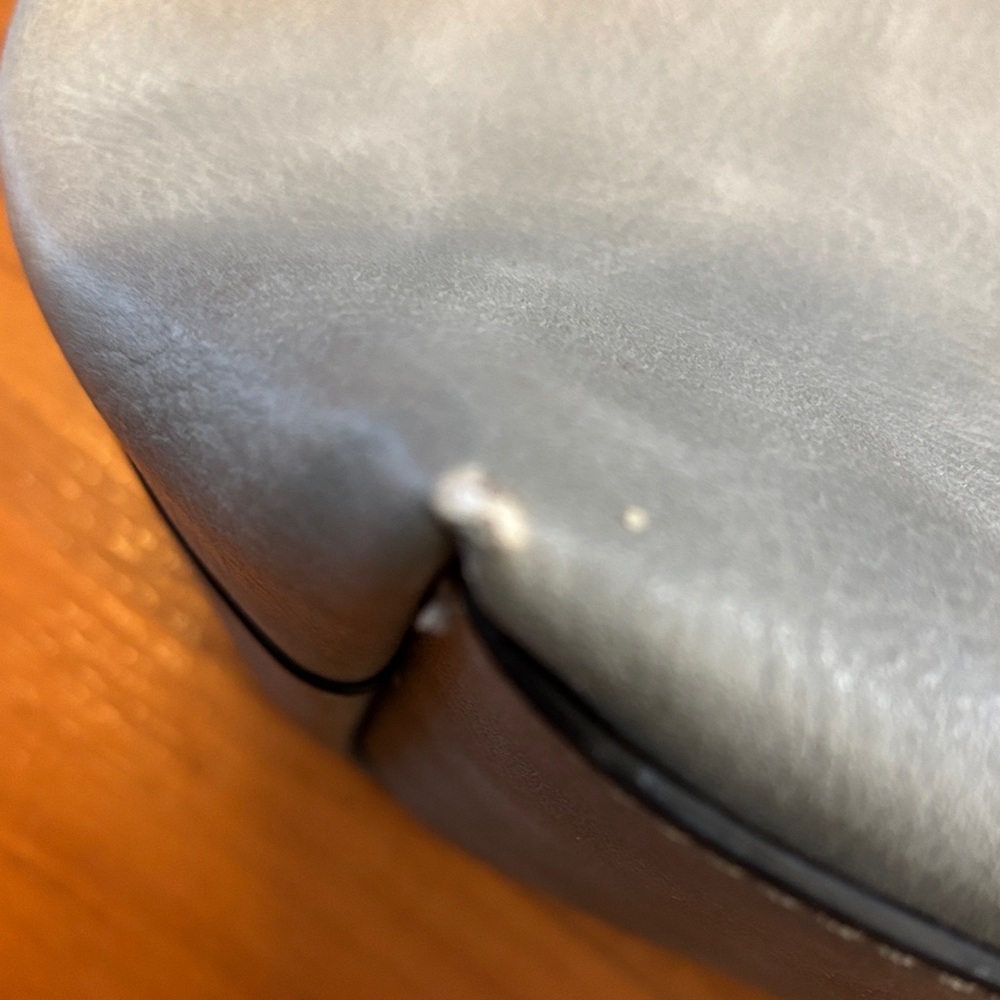 Gray Leather Women's Bag - Picture 5 of 7